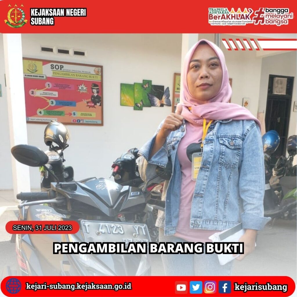 BARANG BUKTIPIDUM