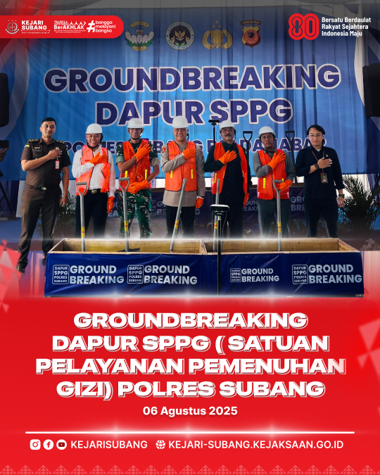 Groundbreaking Dapur SPPG