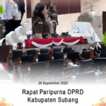 Rapat Paripurna DPRD Kabupaten Subang